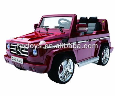 China Ride On 2021 Hot Model Toy 12volt Licensed Mercedes-Benz SUV G55 AMG Ride On Powel Wheel Ride On Car for sale