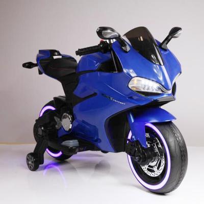 China Ride On Toy Wholesale Kids Racing Electric Bike Ride On Motorcycle With LED Light for sale