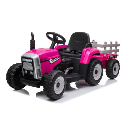 China Ride On Toy 2020 Hot Design 12v Battery Kids Ride On Car 4 Wheelers With 2speed Tractor Truck Vehicle For Kids for sale