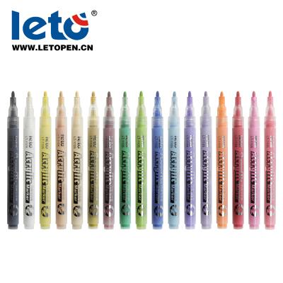 China Mini Acrylic Marker Pen (with dye water based ink) LT-1105-18 for sale