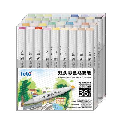 China Art Marker Twin Set of 36 Packs of Fiber Color Markers for sale