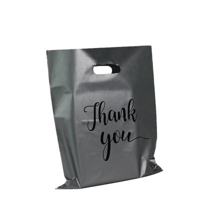 China Custom Printed Logo Design LDPE/HDPE BIODEGRADABLE Handle Plastic Bag Die Cut Bag Shopping Bag for sale