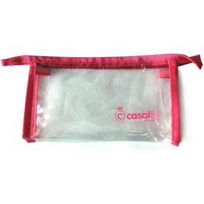 China BIODEGRADABLE Fashionable Custom Printed Clear Packaging PVC Beauty Toy Bags / Frosted PVC Drawstring Bags for sale