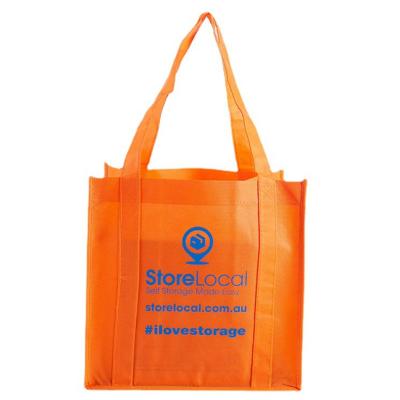 China BIODEGRADABLE custom logo silk screen printing nonwoven tote bag for exhibition trade show for sale