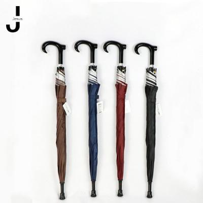 China KOREAN Wholesale Old Kickstand Umbrella Walking Stick Rain Umbrella for sale