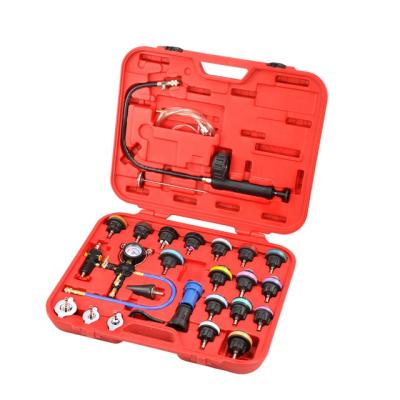 China Vehicle Repair Tool Radiator Pressure Tester and Cooling System Kit 28 Pcs Auto Repair Vacuum Type Tools for sale