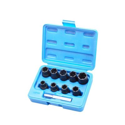 China Auto Repair Tools 10 Pcs Damaged Bolt Nut Screw Remover for sale