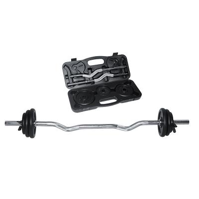 China Factory Price Durable Black Painted Barbell Gym Weightlifting Dumbbell Free Set 10kg 20kg 50kg for sale