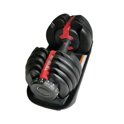 China Adjustable Weight Adjustable Dumbbells 24kgs Dumbbell Weights for sale