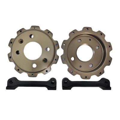 China CB28524 Full Aluminum High Quality New Product Accept Custom Brake Caliper Bridge Brake Disc Bell and Brake Caliper Bracket for sale