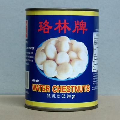 China Canned Water Chestnuts 567g/2950g for sale