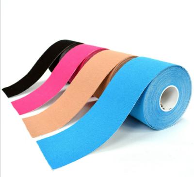 China Bodybuilding Fitness Fitness OEM Accepted Wholesale Cotton Kinesiology Sports Kinesiology Tape Waterproof Elastic Muscle Treatment Tape for sale