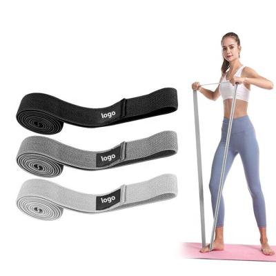 China Factory Price Durable Wholesale Custom Exercise Band With 2m Long Extended Fabric Resistance Bands for sale