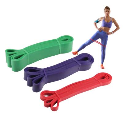 China Durable Custom Latex Resistance Pull Up Gym Elastic Aid Resistance Bands Exercise Resistance Power Band Fitness Strength Band for sale