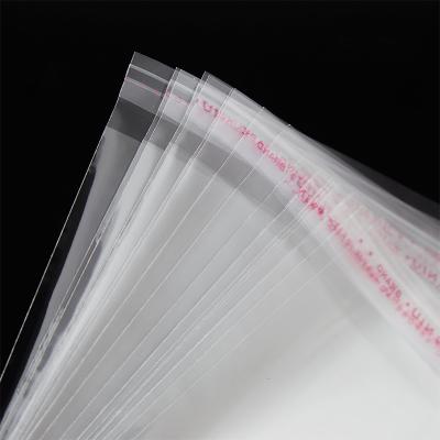 China Recyclable Transparent Self Adhesive Plastic Plastic Bag Clothing Opp With Seal Transparent Gift Bag Packaging Bag for sale