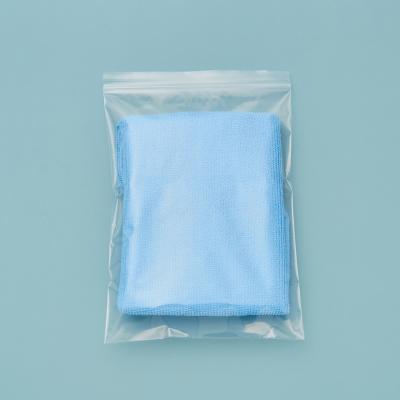 China Recyclable High Quality Custom Resealable Frosted Plastic Frosted Bag Clear Ziplock Opp Slider PE Bag for sale