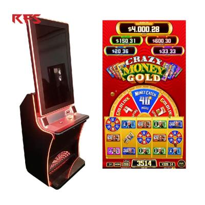 China High Profits Casino Arcade Games Software Coin Operated Game Machine Crazy Money Gold Slot Game Cabinet for sale