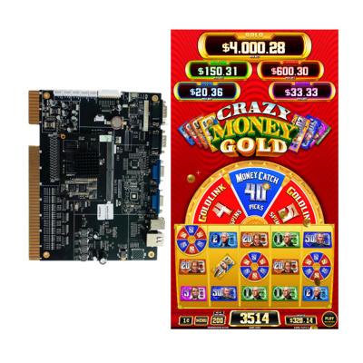 China High Profits Amusement Arcade Game Machine Crazy Money Gold Slot Game Board for sale