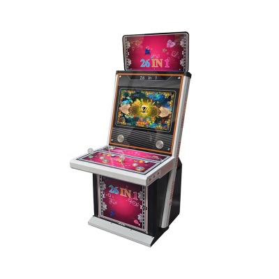 China Hardware USA Fish Game Table Machine 2 Game Player 26 In 1 Board Mini Fishing Game Fish Game Machine for sale