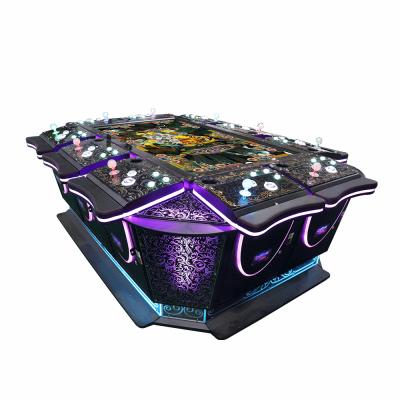 China Game King 85' Portable Metal+acrylic+plastic Arcade Fish Games USA Ocean 10players Fishing Table Game Machine Shooting Cabinet for sale