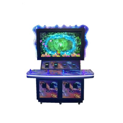 China Metal+acrylic+plastic 32 inch fishing game cabinet 3P 4P 6P 8P 10P table cabinet complete cabinet RGB and software game for sale