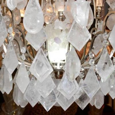 China hotel-residence interior decorative light room, natural crystal chandelier pendant room for sale