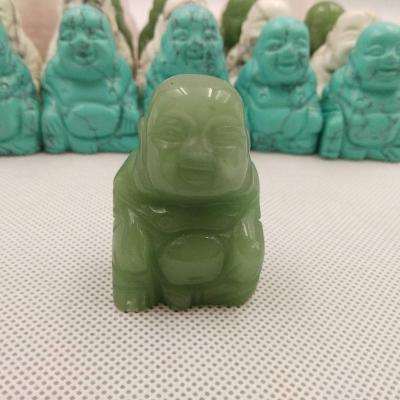 China Europe Natural Crystal Gemstone Carved Buddha for sale