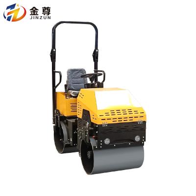 China Home Use 1 Ton 1.5 Ton 2 Ton 3 Ton Ride On Double Drum Asphalt Vibratory Road Roller Fully Hydraulic Price for sale