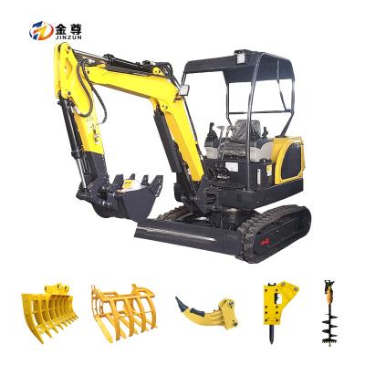 China Construction worksÂ   Full Wheel Excavator 2t Hydraulic Wheel Mini Excavator for sale