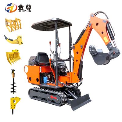 China Construction worksÂ   2021 Hot Sale of JINZUN -08 Mini Crawler Bagger Digger Excavator for sale