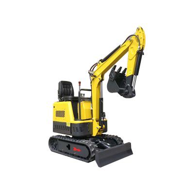 China Construction worksÂ   Factory Smallest 1 Ton In Bucket 2 Ton Hydraulic Rubber Crawler Tracked Backhoe Mini Digger Excavators for sale