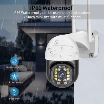 China Amazon Hot Sale 1080P Hd IP66 Wireless Smart Home Wireless Wifi Tracking Two Way Audio Outdoor Human Motion Security Waterproof Outdoor IP Ptz CCTV Camera for sale