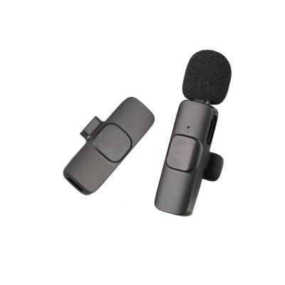 China Smart Headset Microphone Noise Canceling Mini Portable Audio Video Recording Lavalier Wireless Microphone for sale