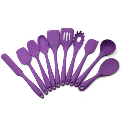 China Traditional Kitchen Silicone Utensils Set Heat Resistant Cookware Set Nonstick Easy To Clean Kitchenware Tools for sale