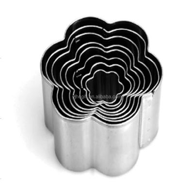 China Flower Shape Stainless Steel Cookie Cutter / Viable Hot Selling Cookie Tools for sale