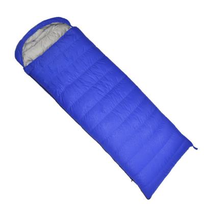 China Envelope Type Factory In Stock Mountaineering Camping Vacation Adult Outer Envelope Down Sleeping Bag Logo Available for sale