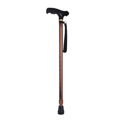 China A Modern Convenient Three Pole Quadruped Walking Stick With Alphas Aluminum Walking Stick LED Light Telescopic Adjustment for sale