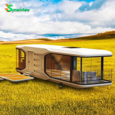 China Synecview Traditional Wood Made Container House Germany Kyrgyzstan Prefab House Dominican Republic for sale