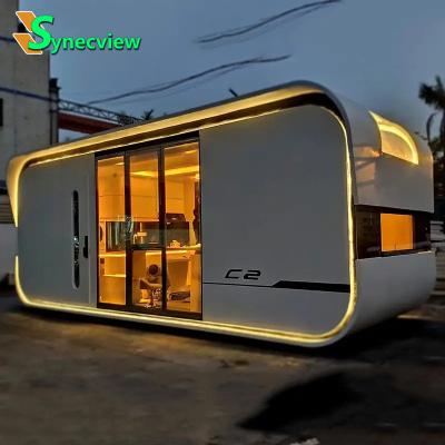 China Monaco Traditional Modular Soundproof Prefab Tiny Cabin Holiday Wooden Prefab House for sale