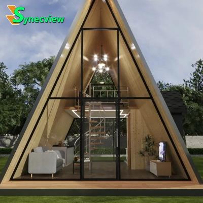 China 40Ft Traditional 2 bedroom prefab Lithuania 2 bedroom prefab prefab beach house Latvia beach house sleep cabin living room complete set for sale