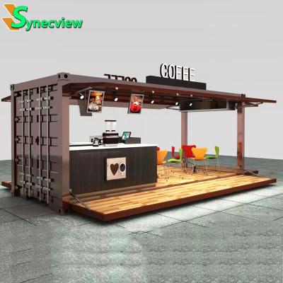 China EUROPEAN Mobile haudraulic mobile container bar mobile coffee container insulation container bar for sale