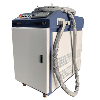 China Portable Stainless Steel Laser Cleaning Machine 1kw 2kw 3kw Fiber Laser Machine Laser Cleaning Machine for sale