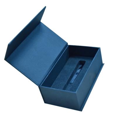 China Recyclable Black Rigid Cardboard Paper Wine Glass Packaging Gift Boxes Customized Magnetic Cardboard Wine Box For Packaging for sale