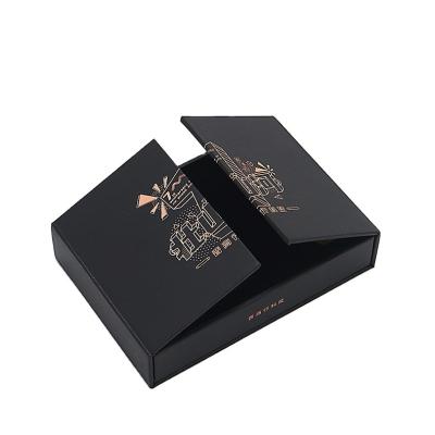 China Wholesale Recyclable Custom Opening Box Wedding Gift Box Double Door Perfume Jewelry Cosmetic Packaging Gift Box With Insert for sale