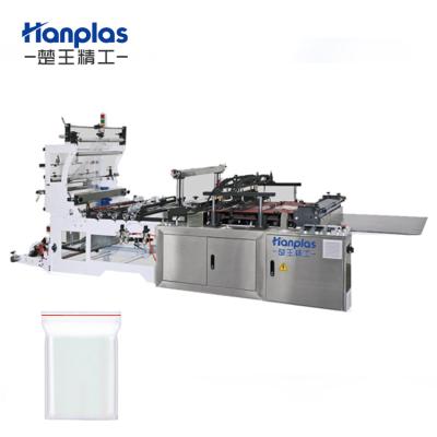 China HP-ZC factory direct high speed self seal bag forming machine PE zipper bag making machine for sale