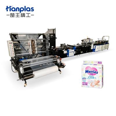 China Factory HP-DP Multifunctional Full Automatic Plastic Disposable Baby Adult Diaper Bag Making Machine for sale