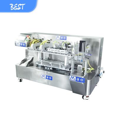 China Automatic Oil Cream Filling Sealing Machine Feeding Commodities Bag Horizontal Given Pouch for sale