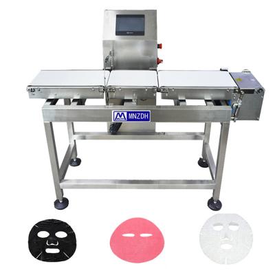 China Package Bags Automatic Checkweigher With Rejector Checkweigher Conveyor for sale