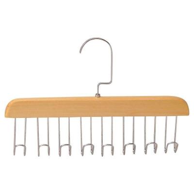 China LEEKING Multifunctional Wholesale Custom Metal Hangs Multi Layer Multifunctional Wooden Clothes Hanger for sale