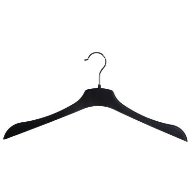 China Multifunctional Factory Wholesale Men's Shirt Hangers Clothing Store Display Plastic Hangers Non-slip for sale